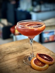 Blood Orange Martini